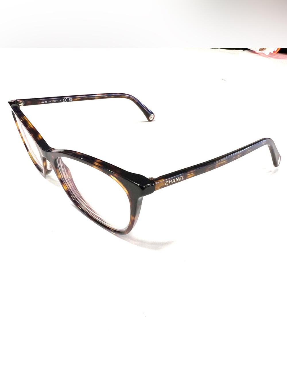 Chanel CH3414 c.714 Dark Havana Eyeglasses Frame 50-17-140 Italy - Picture 4 of 11